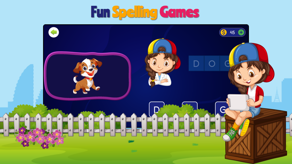 Phonics & Spelling - Kids Game