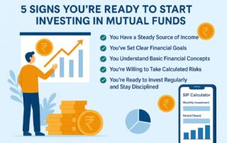 Illustration showing signs that indicate readiness to start investing in mutual funds in India