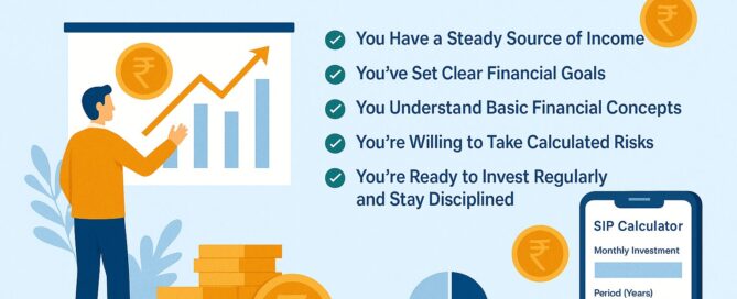 Illustration showing signs that indicate readiness to start investing in mutual funds in India