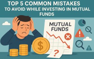 Illustration showing common mutual fund investment mistakes in India