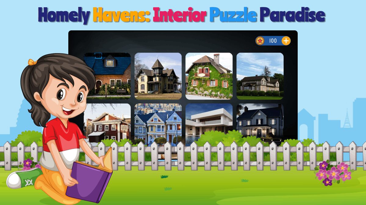 Homely Havens interior design puzzle paradise with cozy home scenes