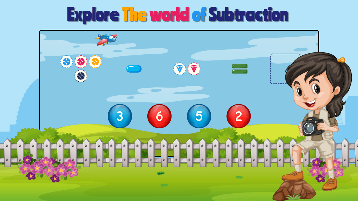 Explore the world of subtraction through fun and interactive math games for kids