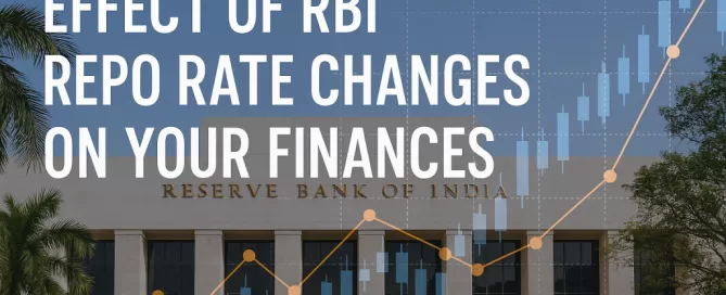 RBI building with financial chart overlay